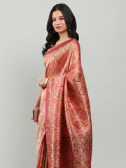 Zari Jaal Georgette Woven Saree