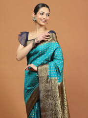 Zari Border Woven Art Silk Saree