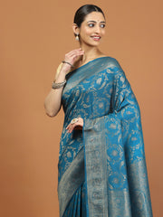 Zari Border Woven Art Silk Saree