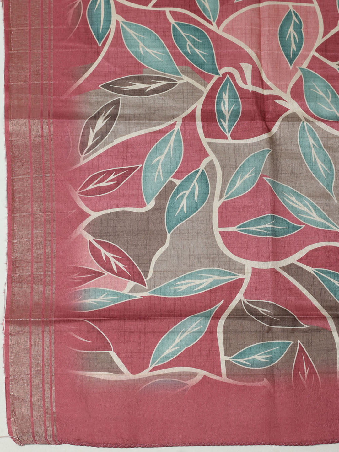 Embroidered Cotton Unstitched Suit With Pant &amp; Dupatta