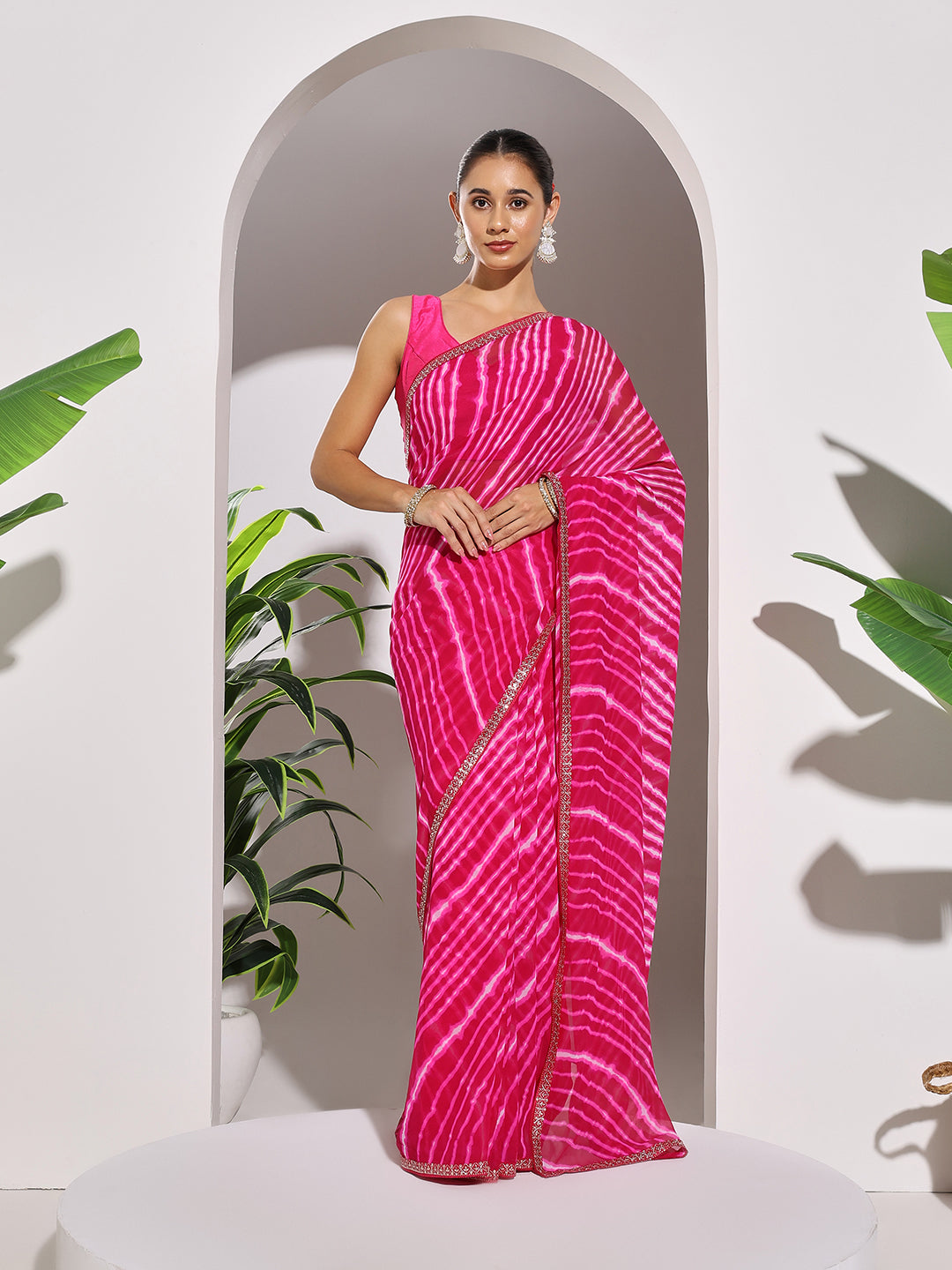 Printed Georgette Saree