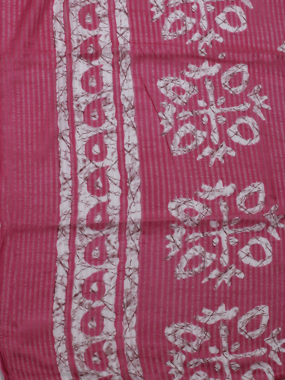 Printed Cotton Blend Unstitched Suit With Dupatta