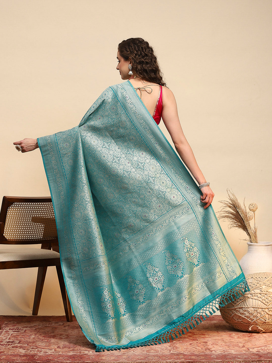 Woven Design Art Silk Saree