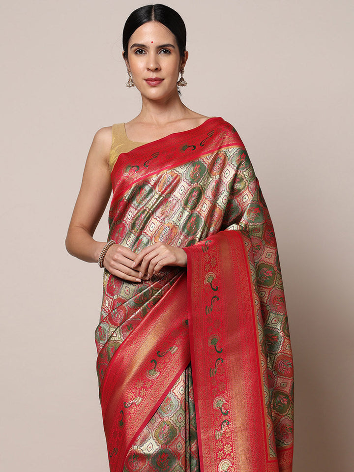 Woven Design Art Silk Saree