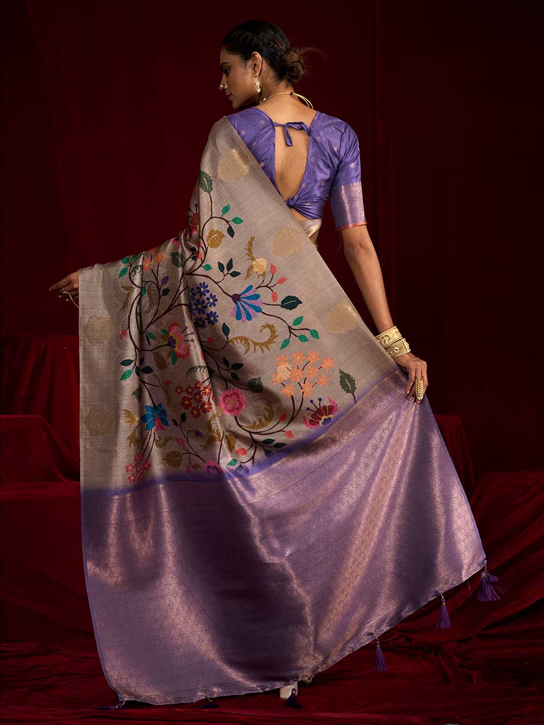 Woven Printed Art Silk Saree