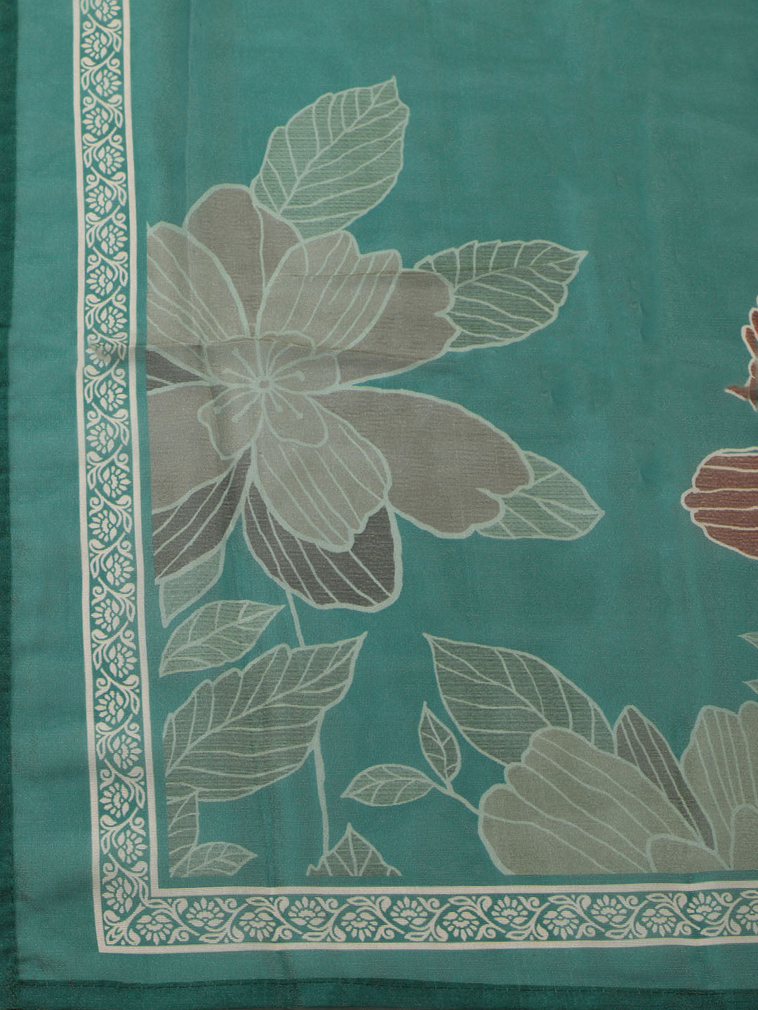 Embroidered Tissue Unstitched Suit With Dupatta