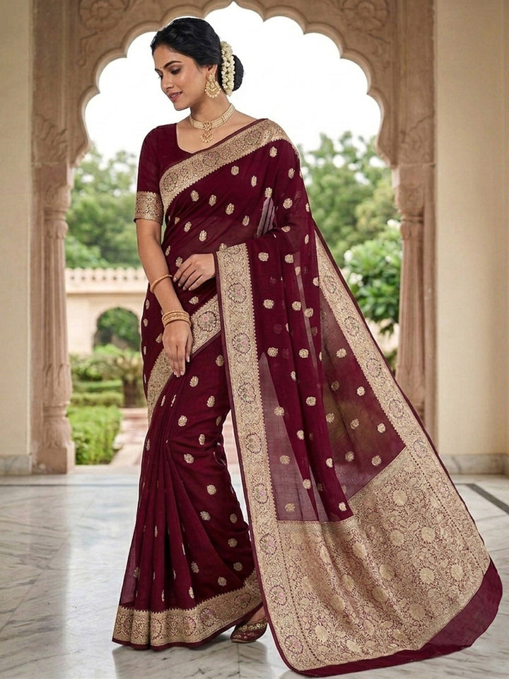 Zari Woven Art Silk Saree