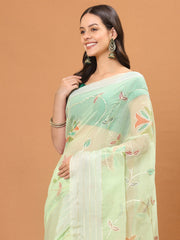 Gota Embroidered Cotton Saree