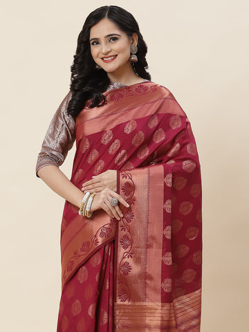 Zari Border Woven Handloom Saree