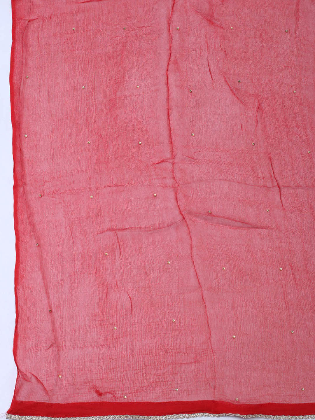 Woven Design Chanderi Unstitched Suit With Pant &amp; Dupatta