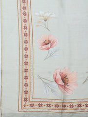 Printed Muslin Unstitched Suit With Dupatta