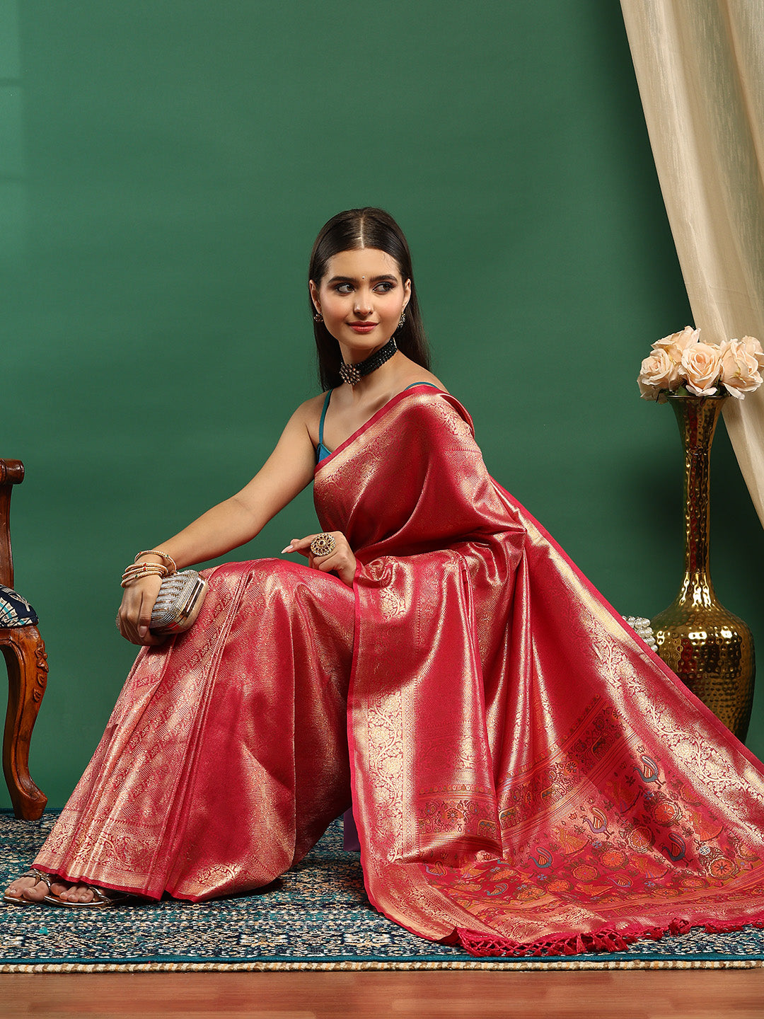 Woven Design Art Silk Saree