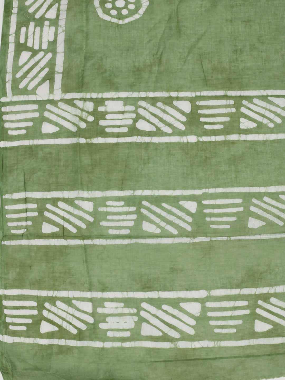 Printed Cotton Unstitched Suit With Pant &amp; Dupatta