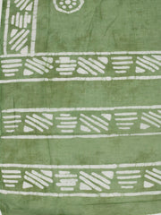 Printed Cotton Unstitched Suit With Pant & Dupatta