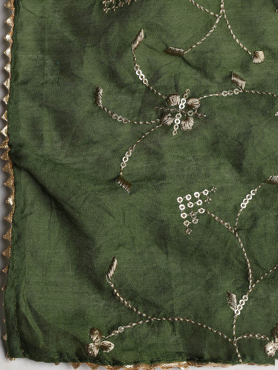 Neck Embroidered Cotton Blend Unstitched Suit With Dupatta