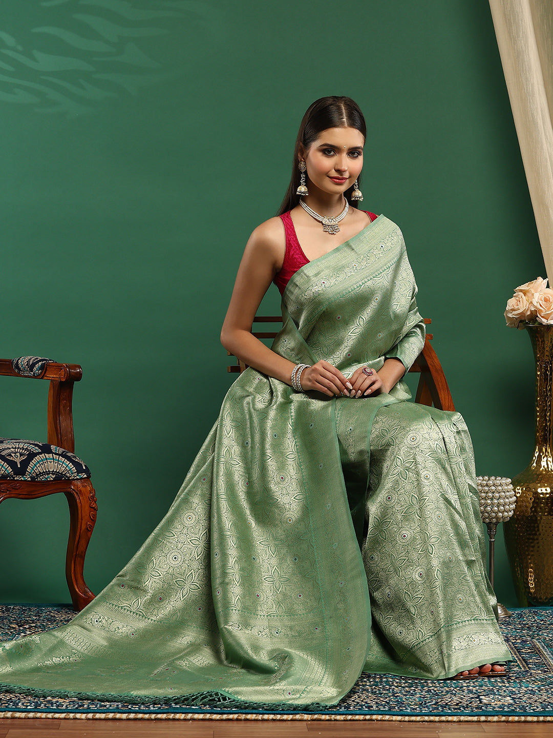 Woven Design Art Silk Saree