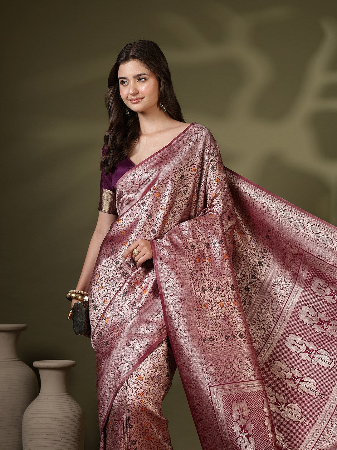 Woven Design Art Silk Saree