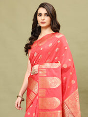 Zari Border Woven Handloom Saree