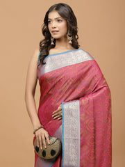 Resham Jaal Woven Handloom Saree