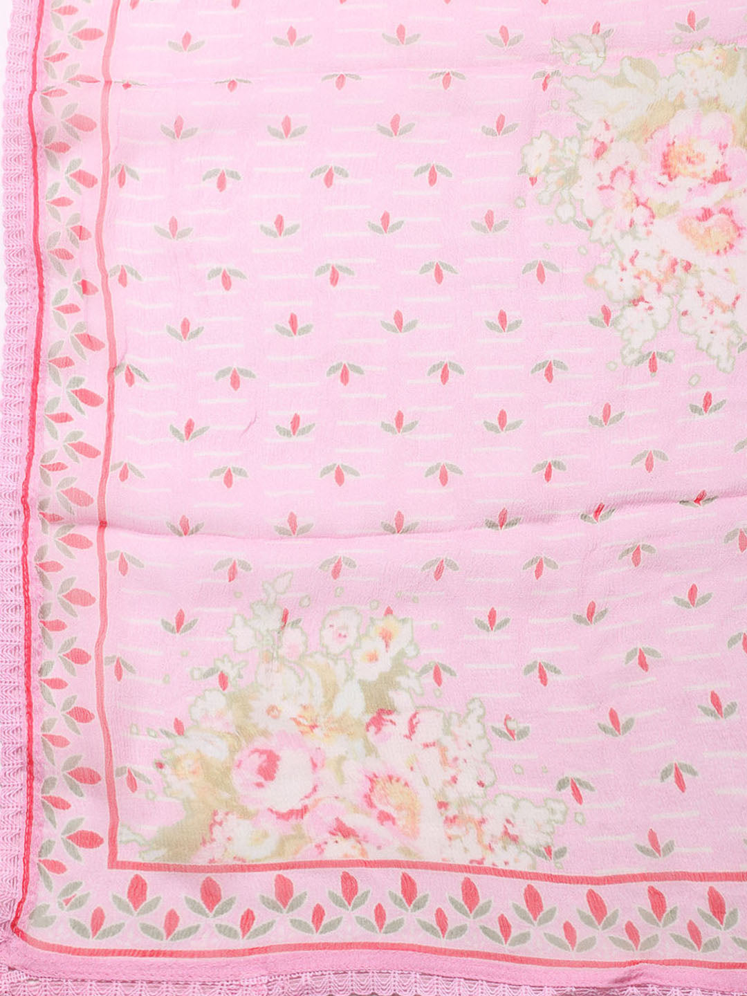 Printed Muslin Unstitched Suit With Pant &amp; Dupatta