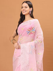 Gota Embroidered Cotton Saree