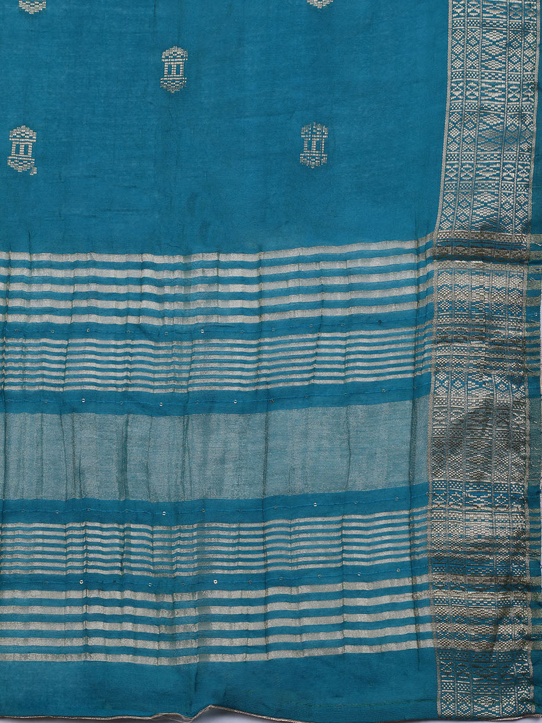 Neck Embroidered Cotton Blend Unstitched Suit With Dupatta