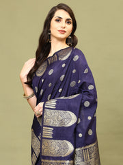 Zari Border Woven Handloom Saree