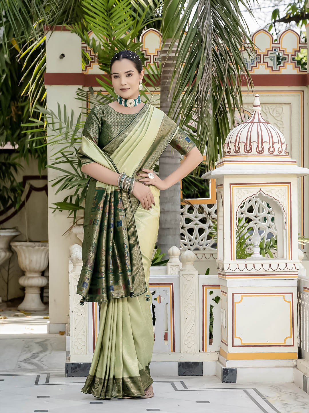 Kanjivaram Art Silk Woven Saree