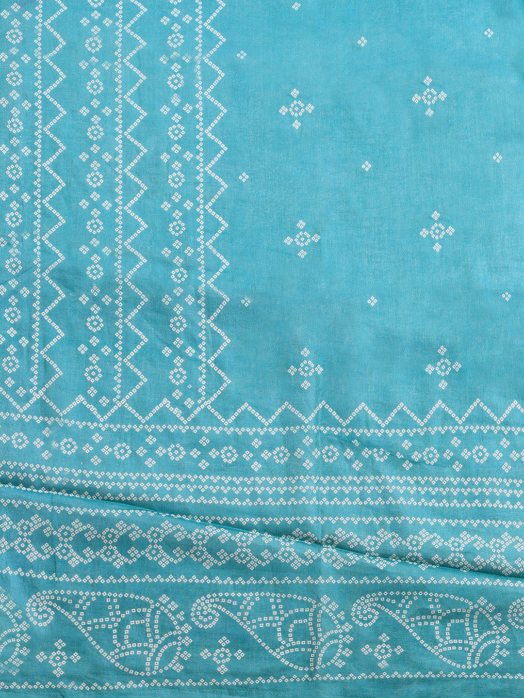 Printed Cotton Blend Unstitched Suit With Pant &amp; Dupatta