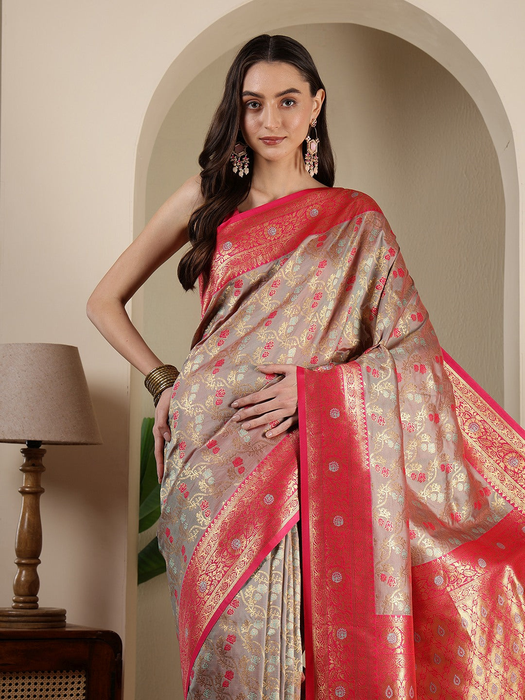 Woven Design Art Silk Saree
