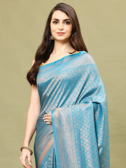 Zari Jaal Woven Handloom Saree