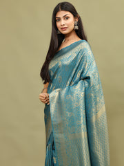 Zari Jaal Woven Handloom Saree