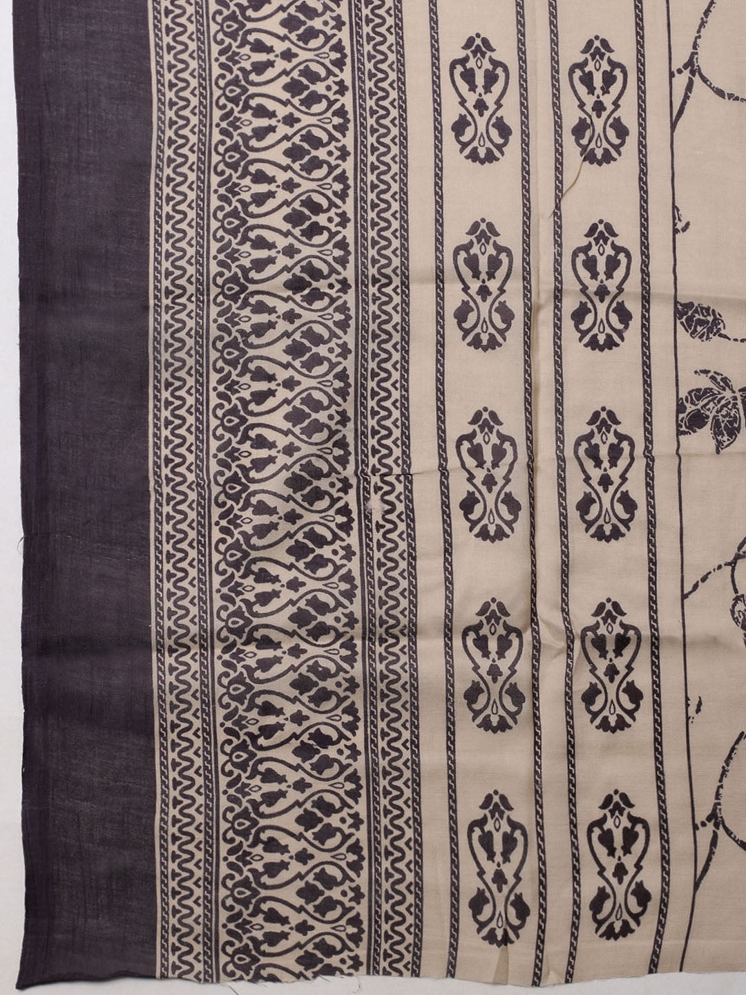 Printed Cotton Blend Unstitched Suit With Dupatta