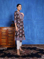 Printed Cotton Blend Kurta