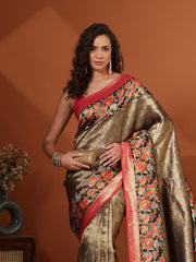 Woven Design Dola Silk Saree