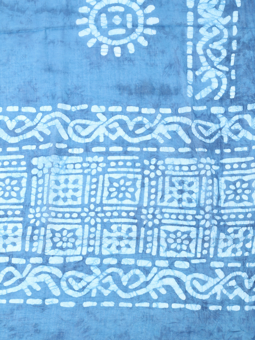 Embroidered Cotton Blend Unstitched Suit With Pant &amp; Dupatta