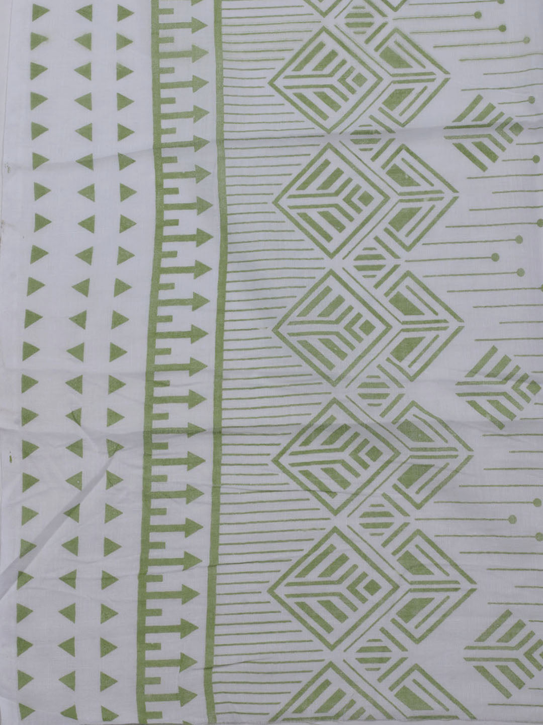 Printed Cotton Blend Unstitched Suit With Dupatta