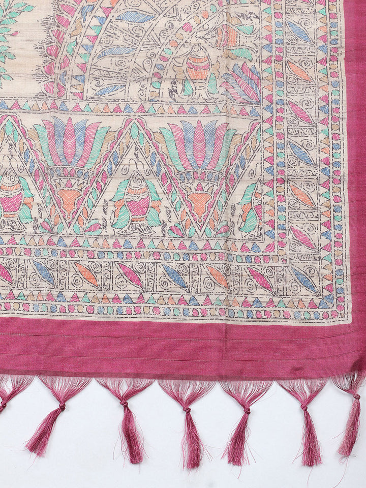 Embroidered Cotton Blend Unstitched Suit With Pant &amp; Dupatta