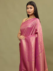 Zari Jaal Woven Handloom Saree