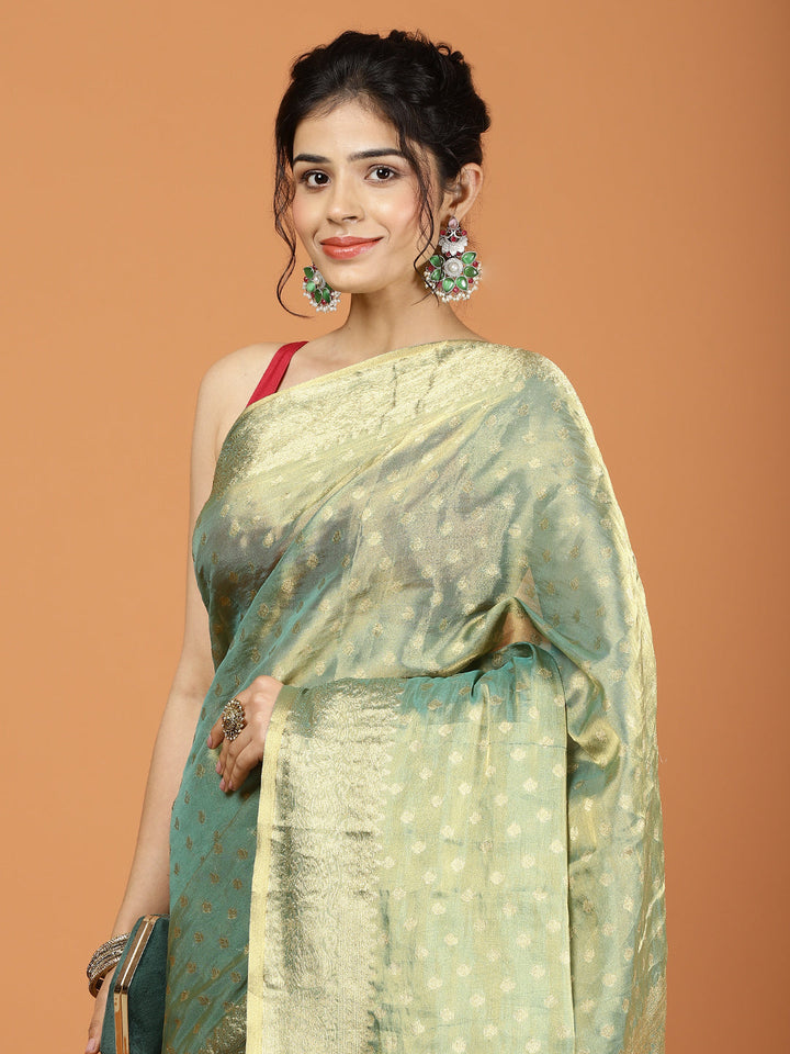 Zari Jaal Cotton Woven Saree