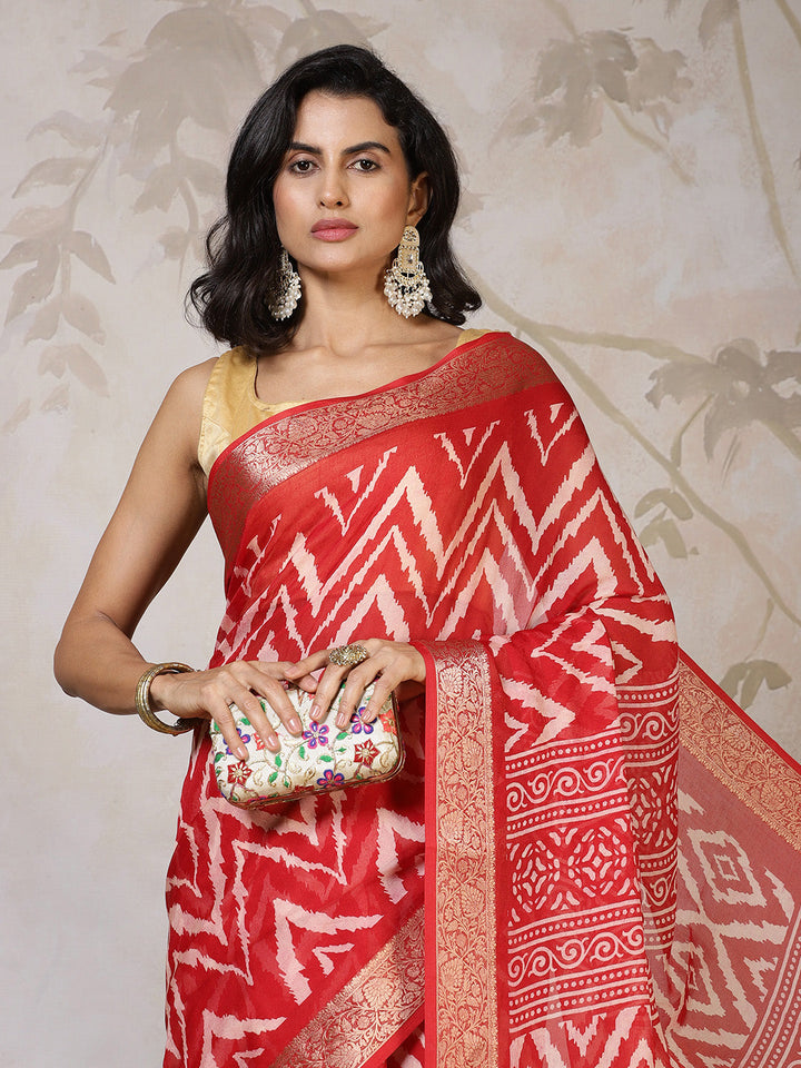 Digital Printed Georgette Saree