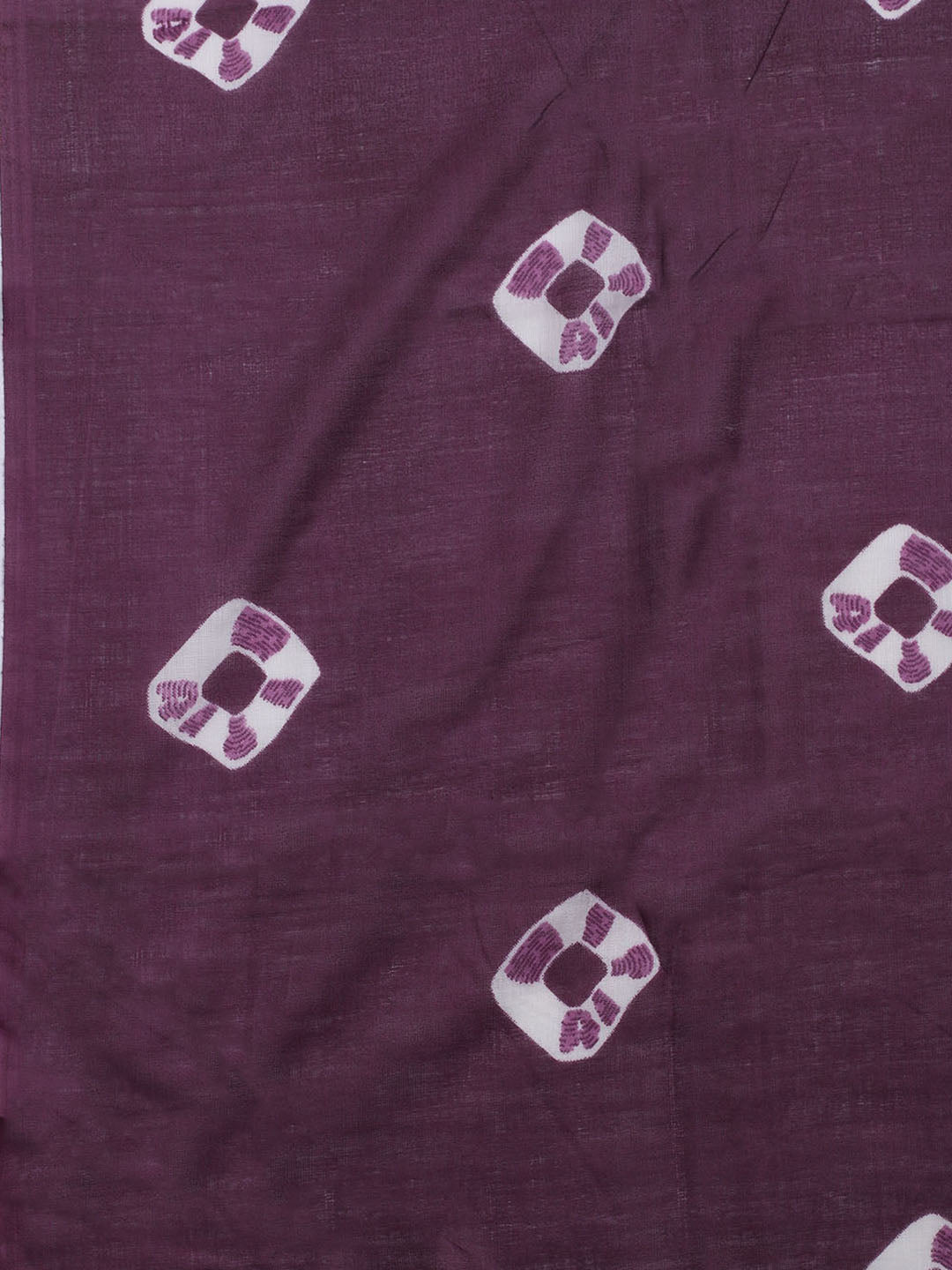 Printed Cotton Blend Unstitched Suit With Dupatta