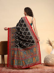 Digital Printed Art Silk Saree