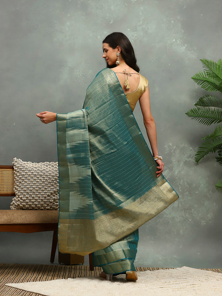 Zaari Border Art Silk Saree
