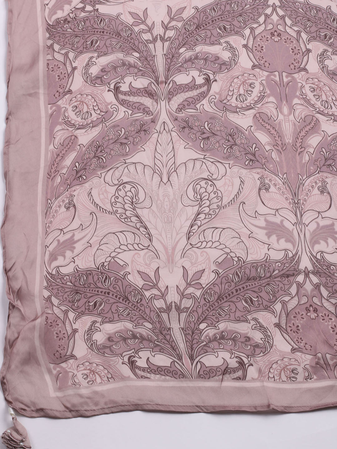 Printed Crepe Unstitched Suit With Dupatta
