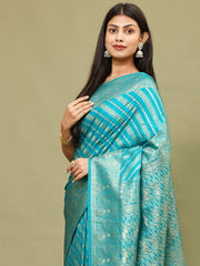 Zari Jaal Woven Handloom Saree