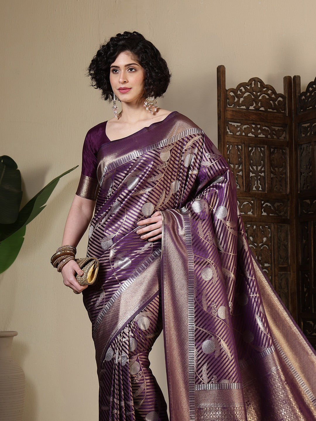 Woven Design Art Silk Saree