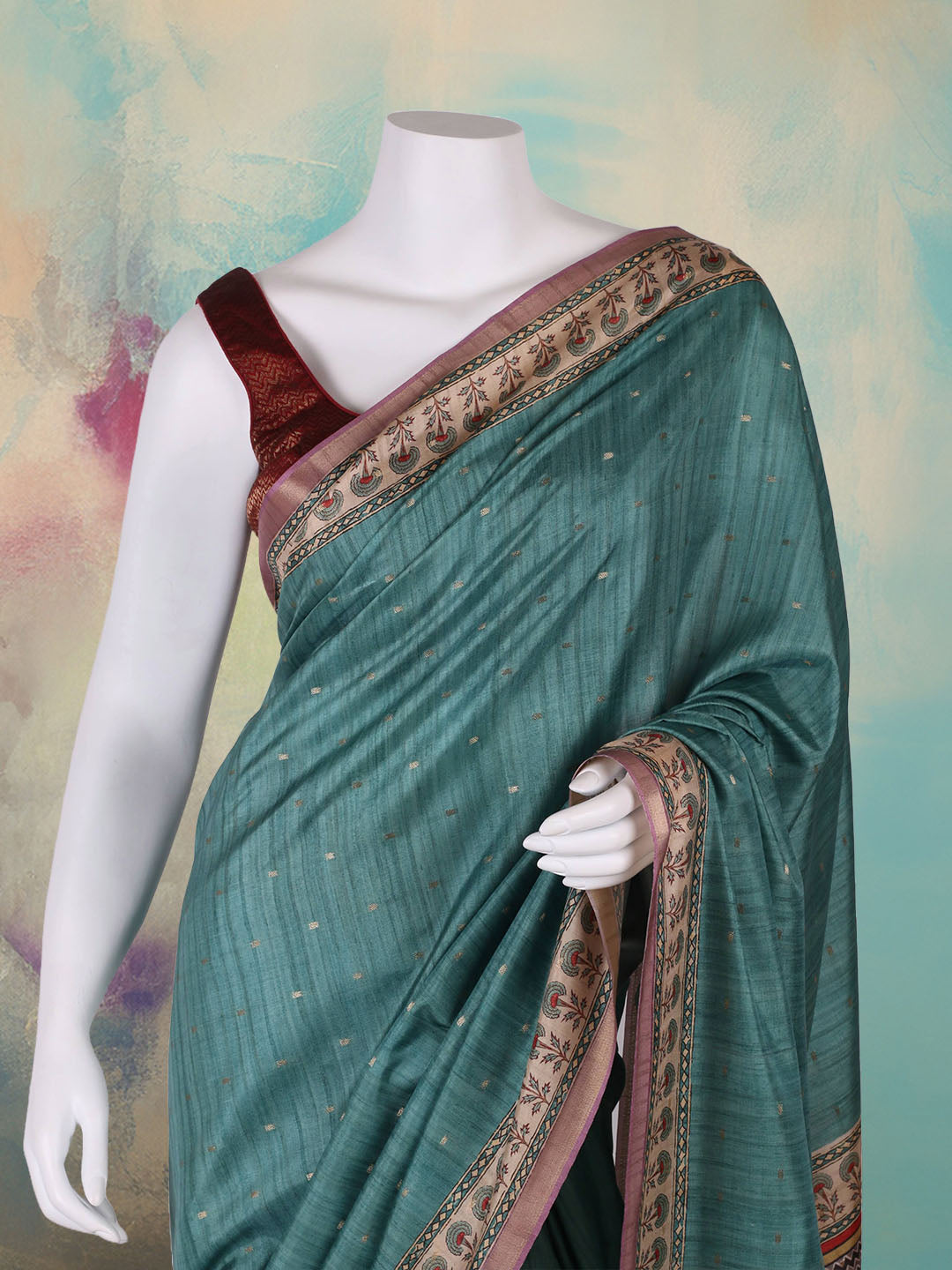 Printed Art Silk Saree
