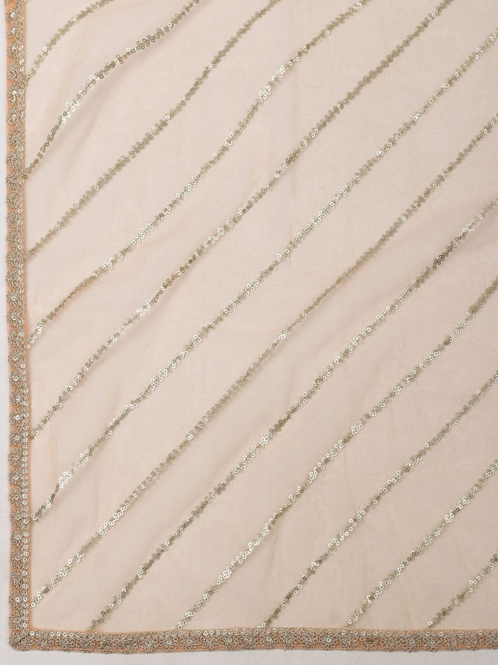 Neck Embroidery Tissue Unstitched Suit With Dupatta