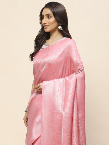 Brocade Zari Jaal Woven Handloom Saree